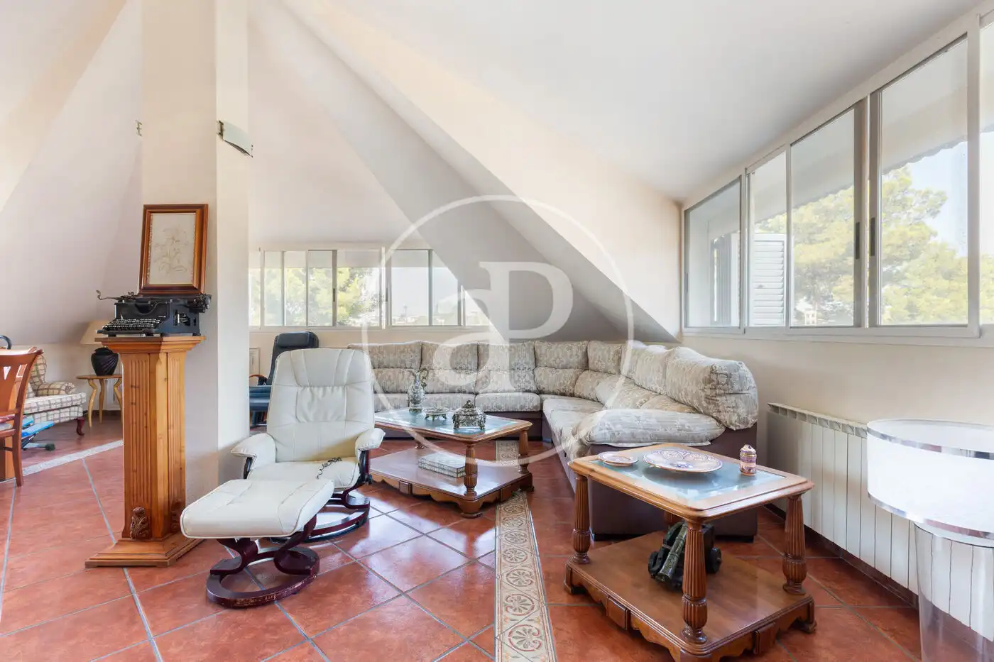 Sala de estar de Casa o chalet en venta en Chiva con Calefacción, Jardín privado y Terraza