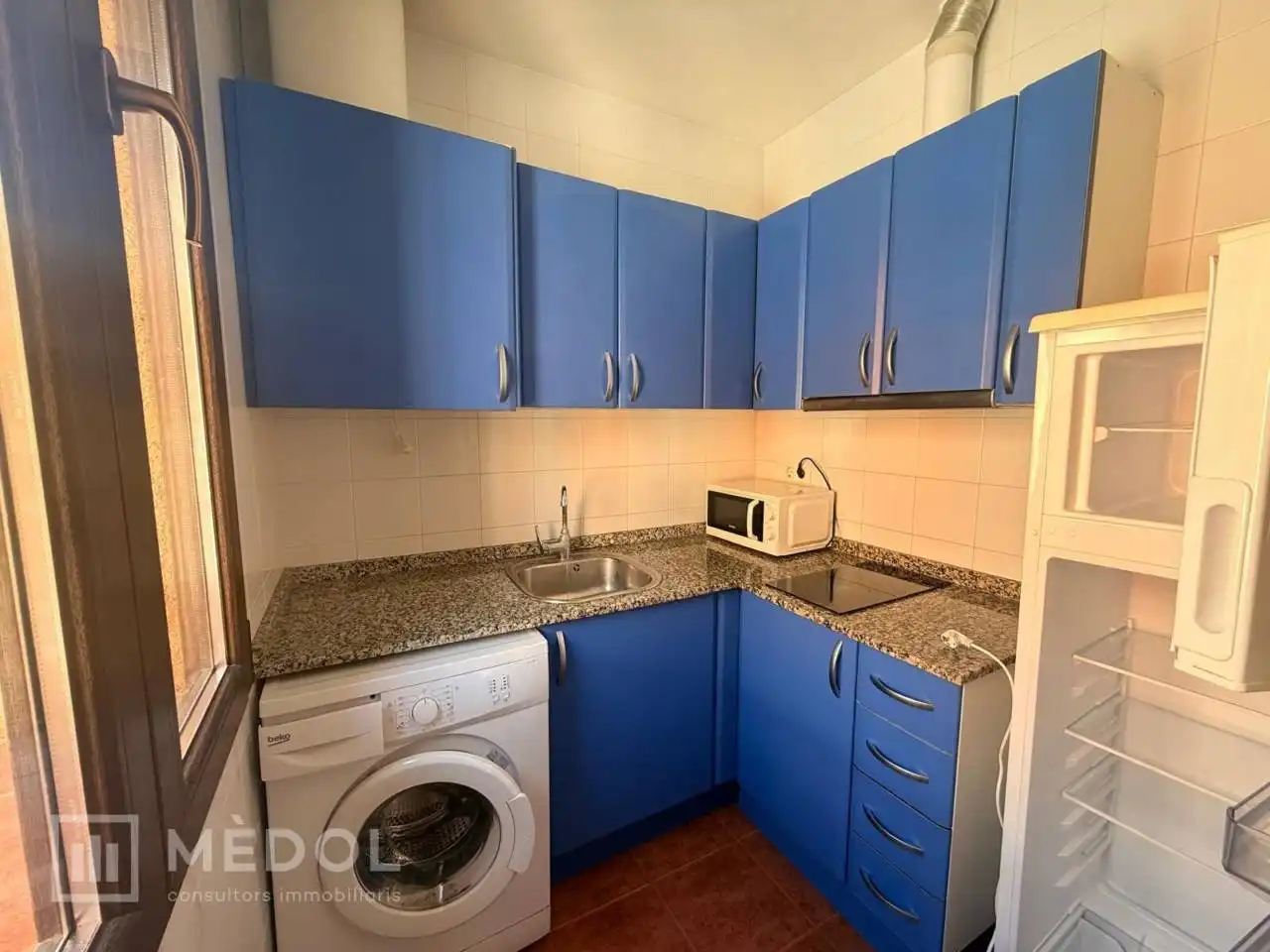 Cocina de Piso de alquiler en Tarragona con Aire acondicionado, Parquet y Amueblado