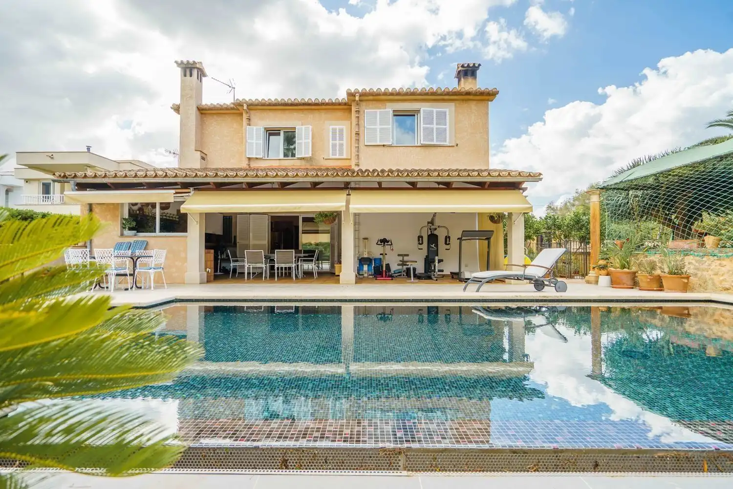 Piscina de Casa o xalet en venda en Llucmajor amb Aire condicionat, Jardí privat i Terrassa