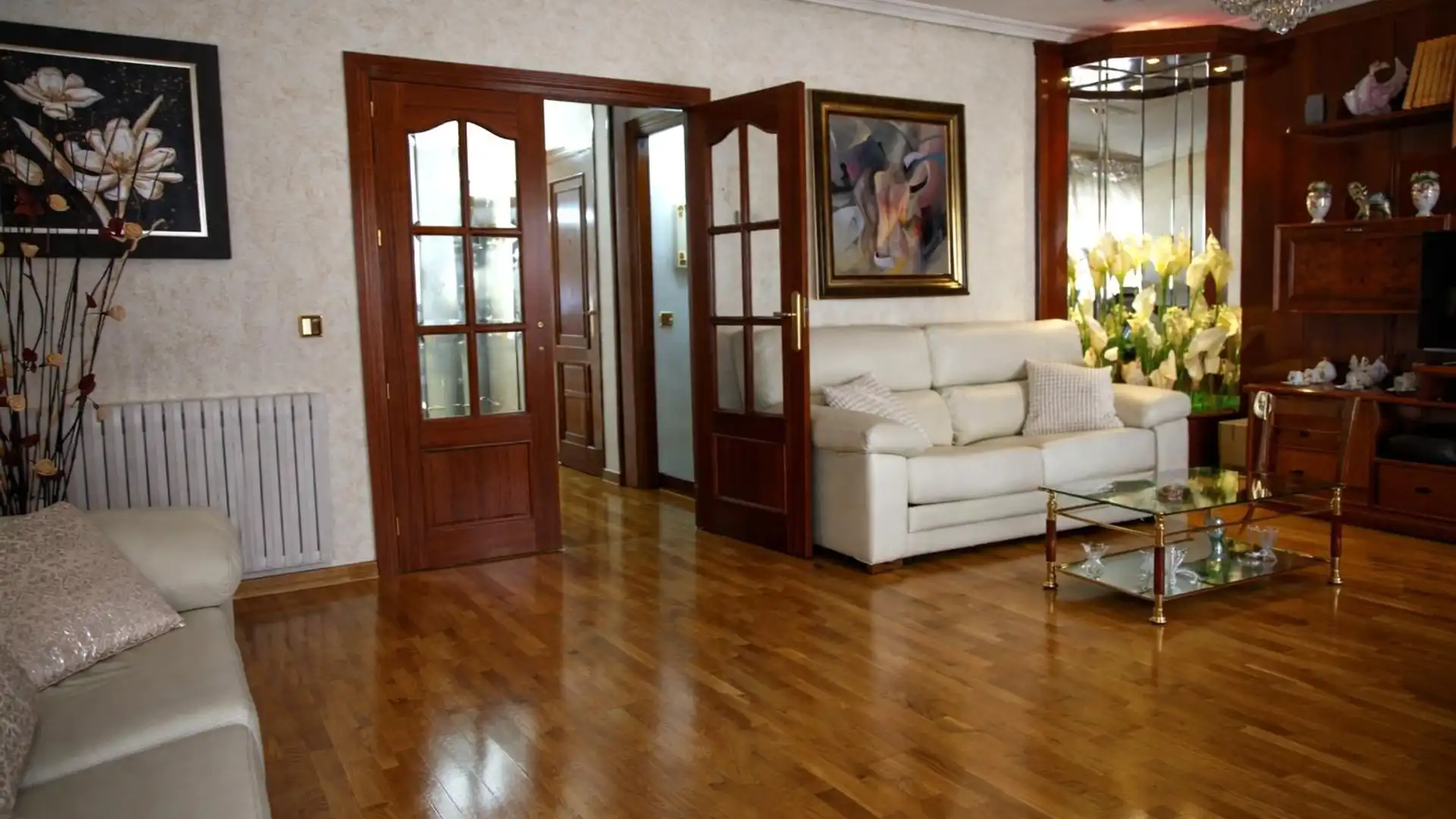 Wohnzimmer von Wohnung zum Verkauf in Daimiel mit Klimaanlage, Terrasse und Balkon