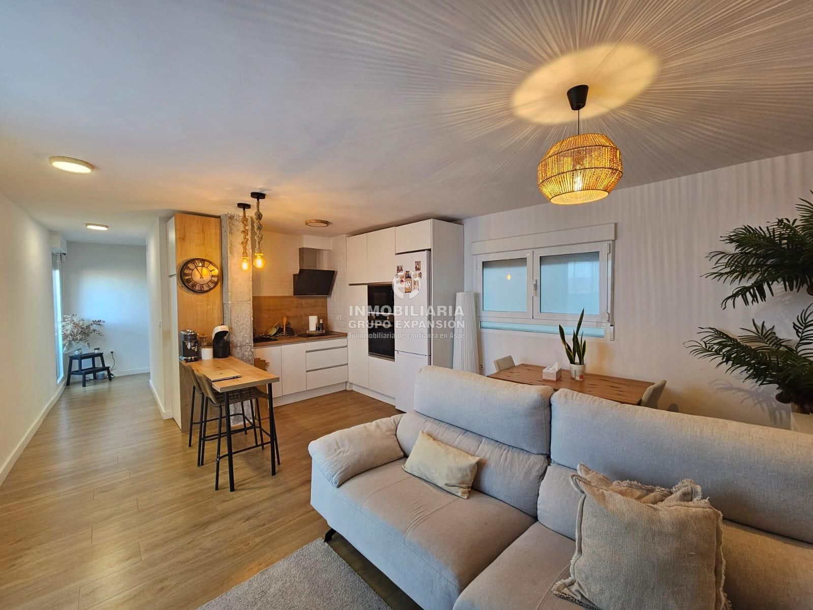 Sala d'estar de Pis en venda en Aspe amb Aire condicionat