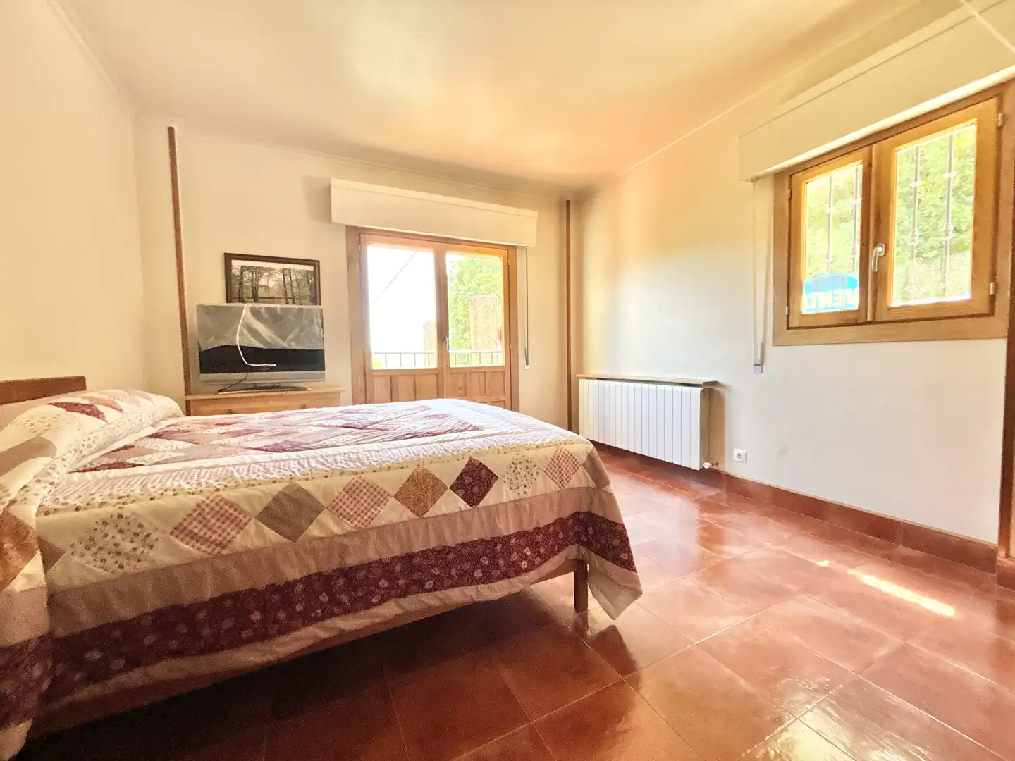 Bedroom of Flat for rent to own in Ortigosa de Cameros  with Heating, Furnished and Balcony