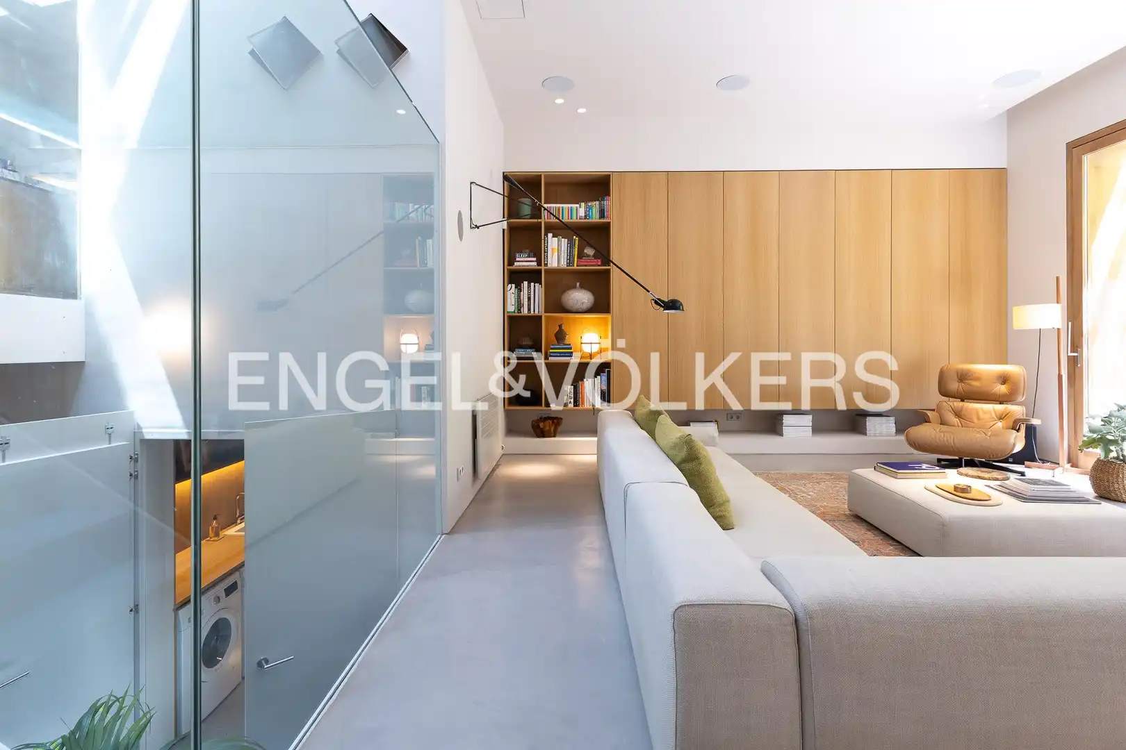 Living room of Houses for rent in Barcelona  with Air Conditioner, Heating and Private garden
