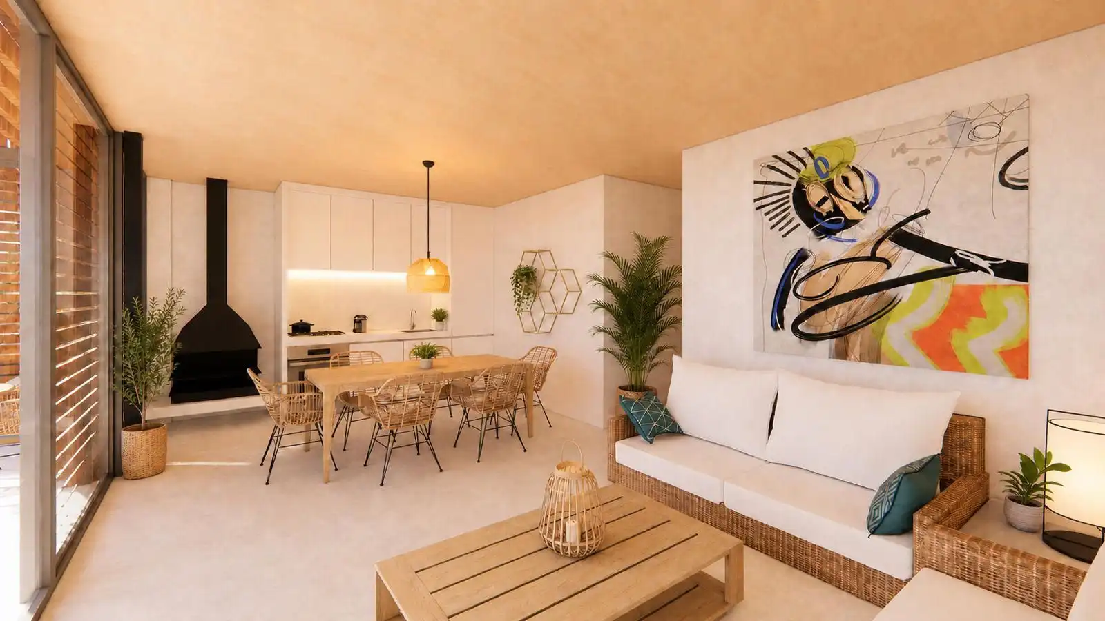 Living room of Attic for sale in Palafrugell  with Air Conditioner, Heating and Terrace