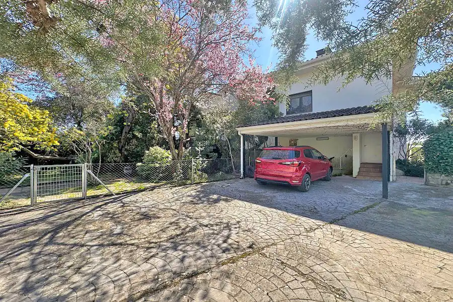 Exterior view of Houses for sale in Hoyo de Manzanares  with Air Conditioner, Heating and Private garden
