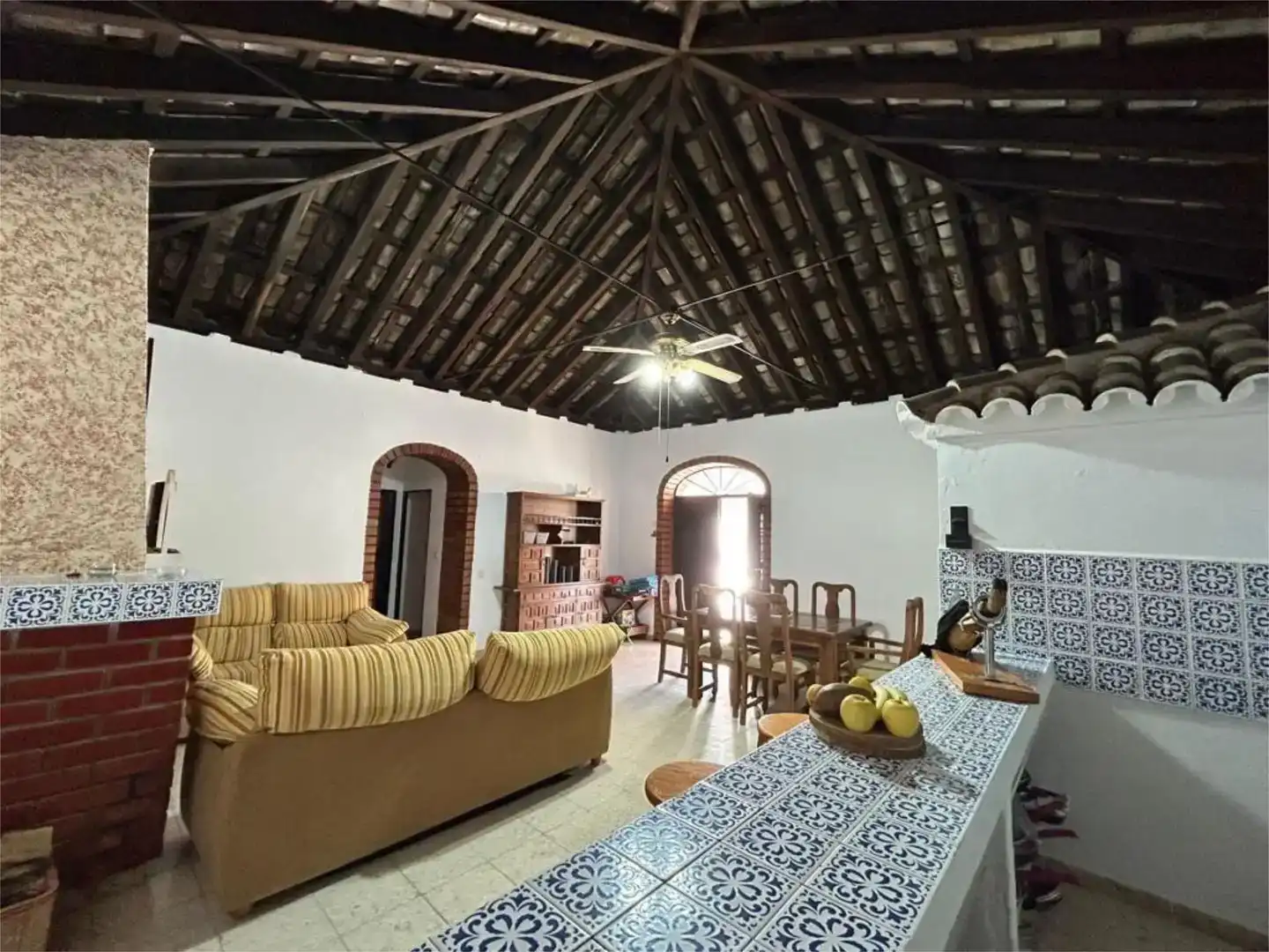 Sala de estar de Finca rústica de alquiler en Algar, Cádiz
