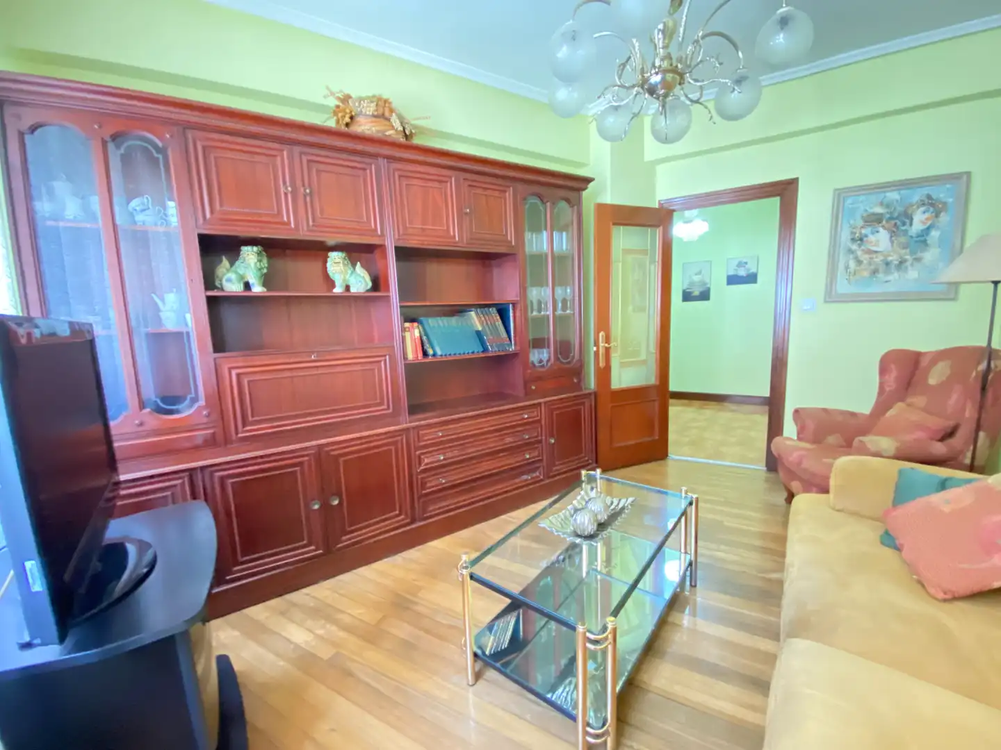 Sala de estar de Piso en venta en Bilbao  con Amueblado