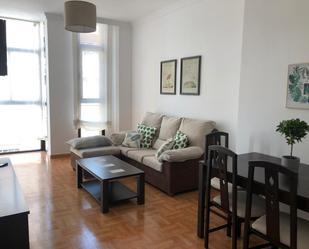 Sala d'estar de Apartament de lloguer en Málaga Capital amb Aire condicionat, Moblat i Rentadora