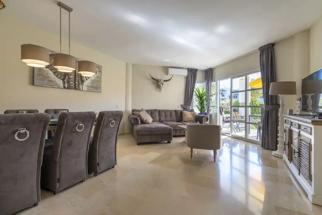 Bajo con piscina en venta en Mijas Golf, imagen 6