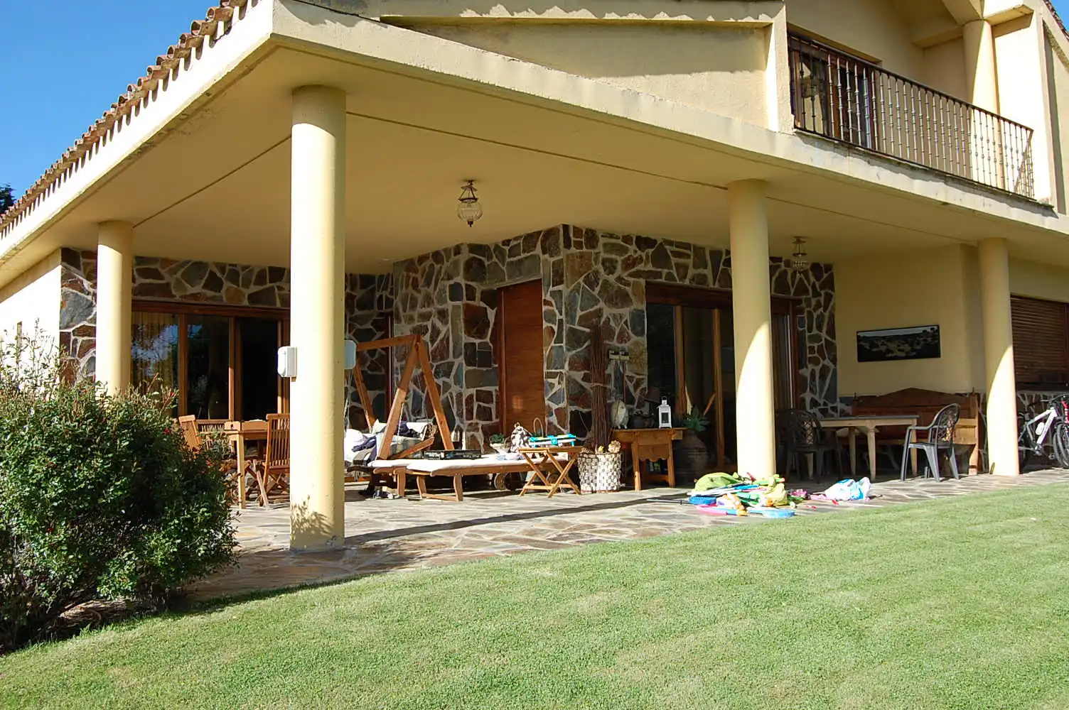 Terrassa de Casa o xalet en venda en Galapagar amb Aire condicionat, Calefacció i Jardí privat