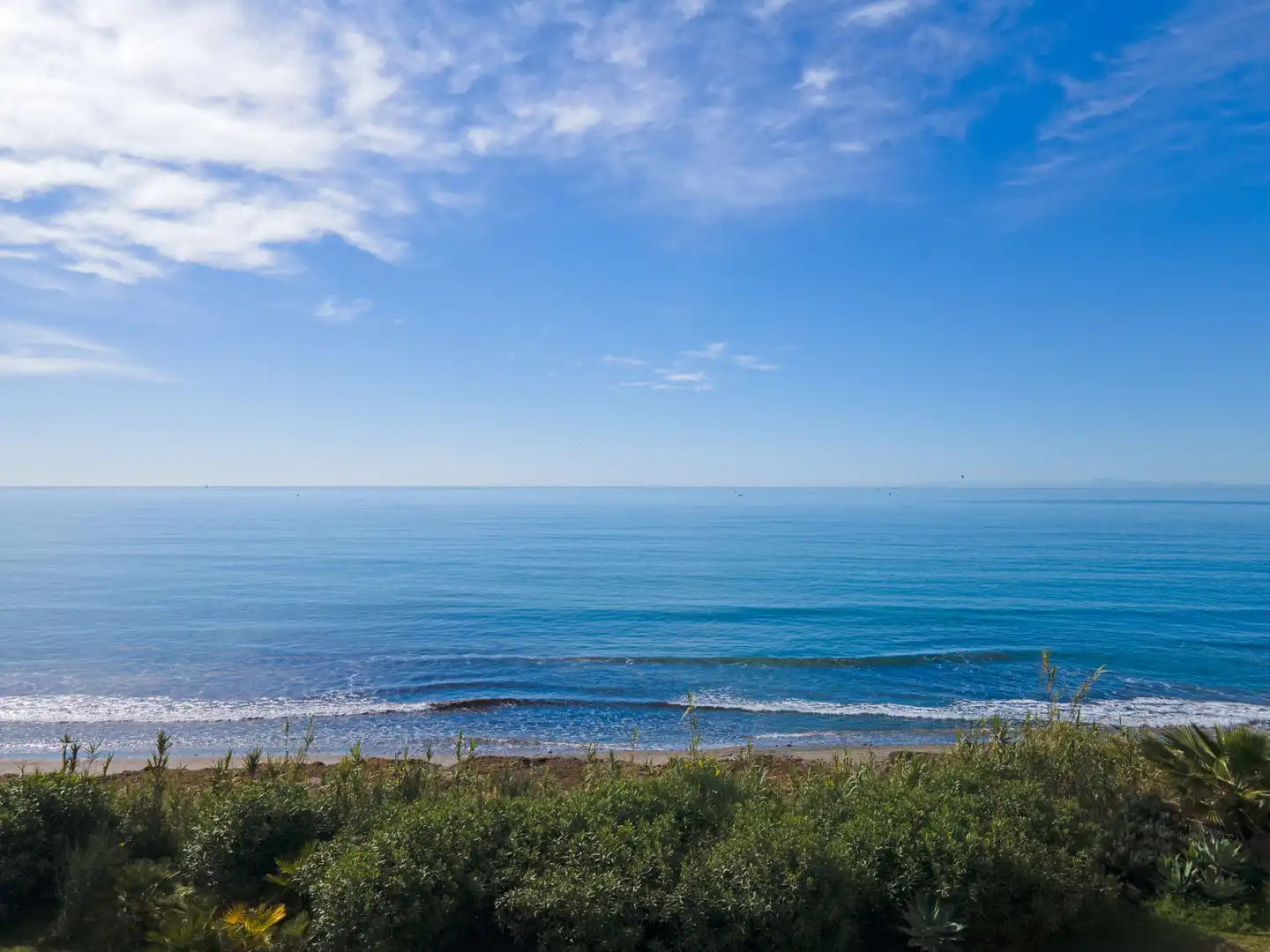 Vista exterior de Planta baja en venta en Estepona con Aire acondicionado, Terraza y Trastero