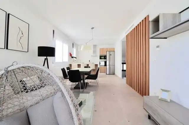 Sala de estar de Casa o chalet en venta en La Nucia con Aire acondicionado, Calefacción y Jardín privado