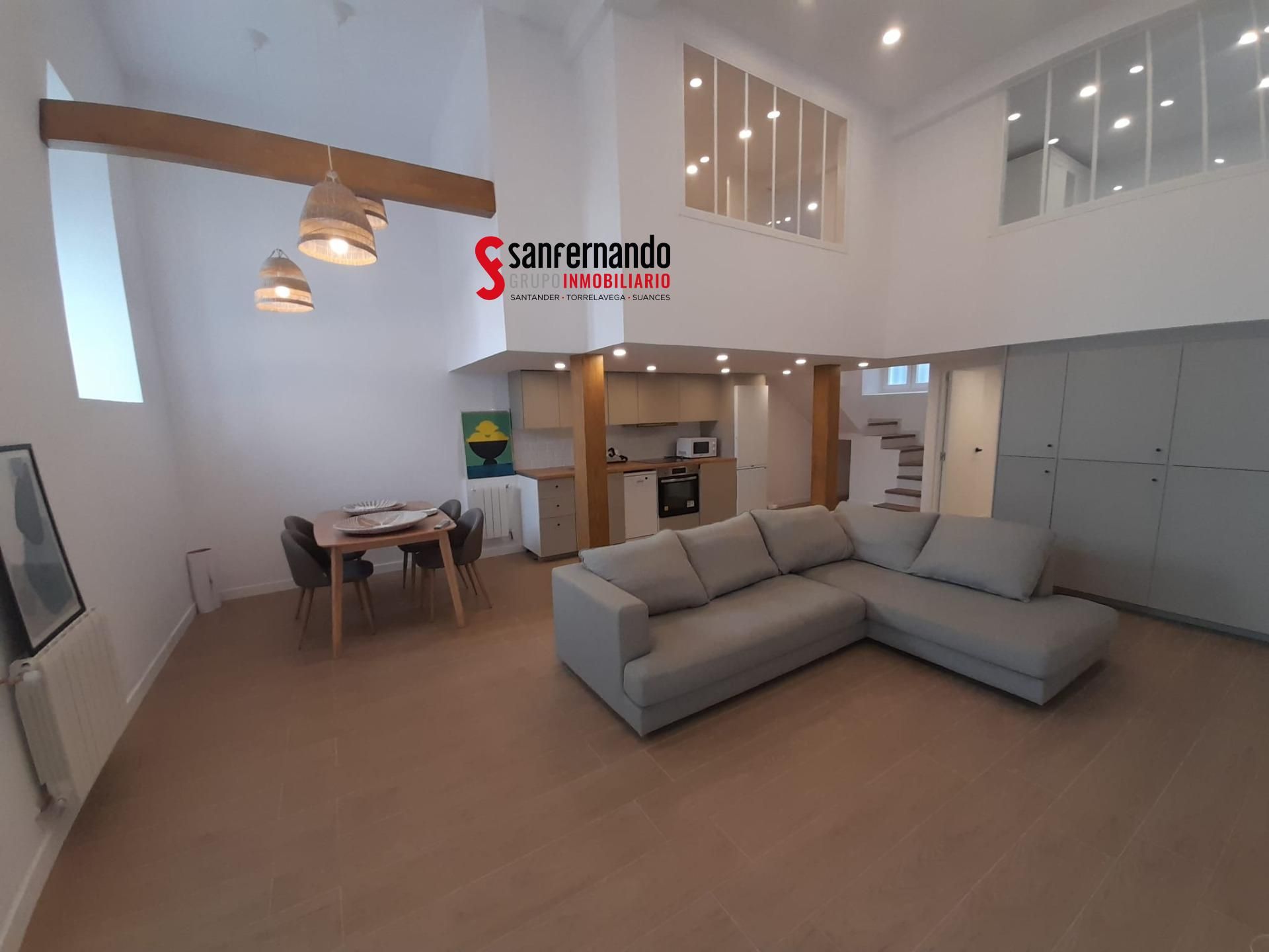 Living room of Planta baja to rent in Santander  with Heating and Furnished