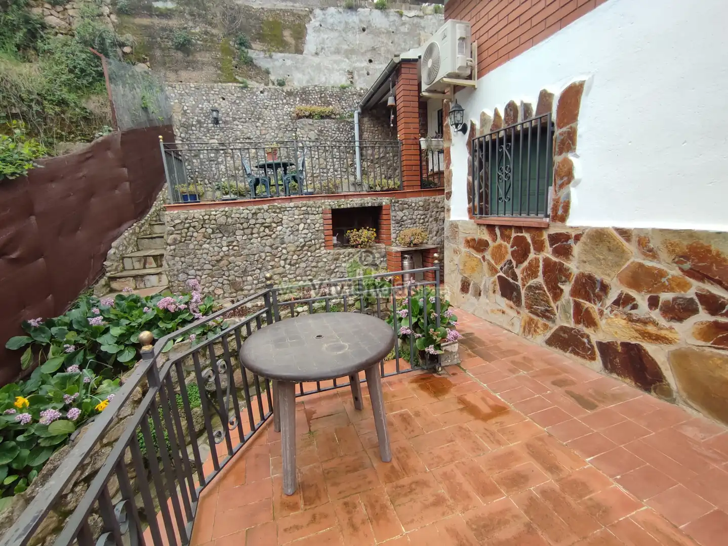 Terrassa de Casa o xalet en venda en Vacarisses amb Calefacció, Jardí privat i Terrassa