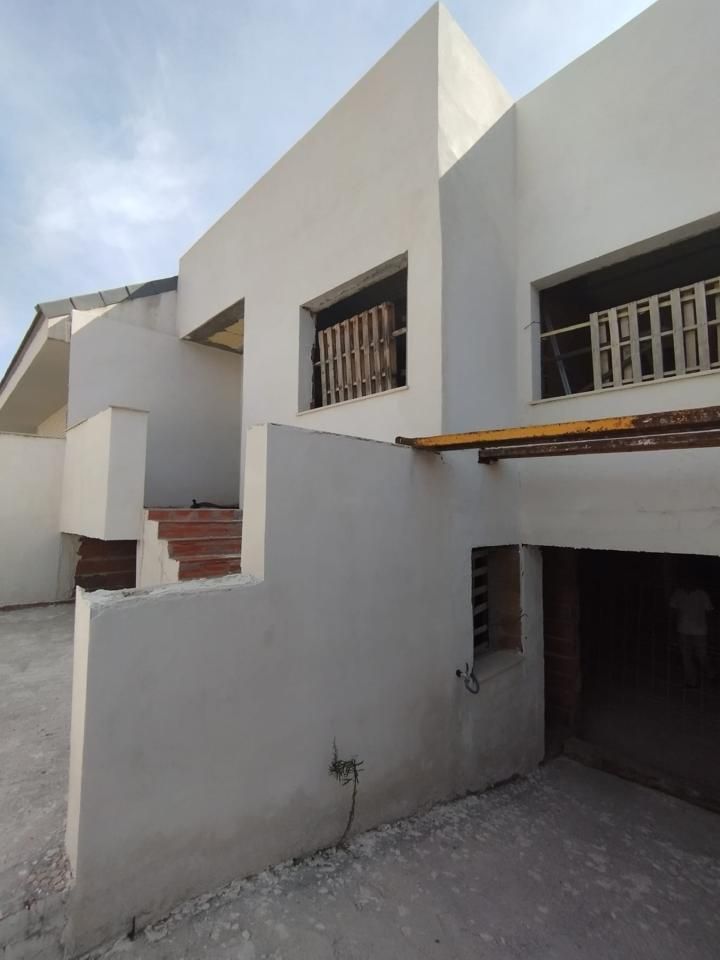 Exterior view of Single-family semi-detached for sale in Illescas  with Private garden