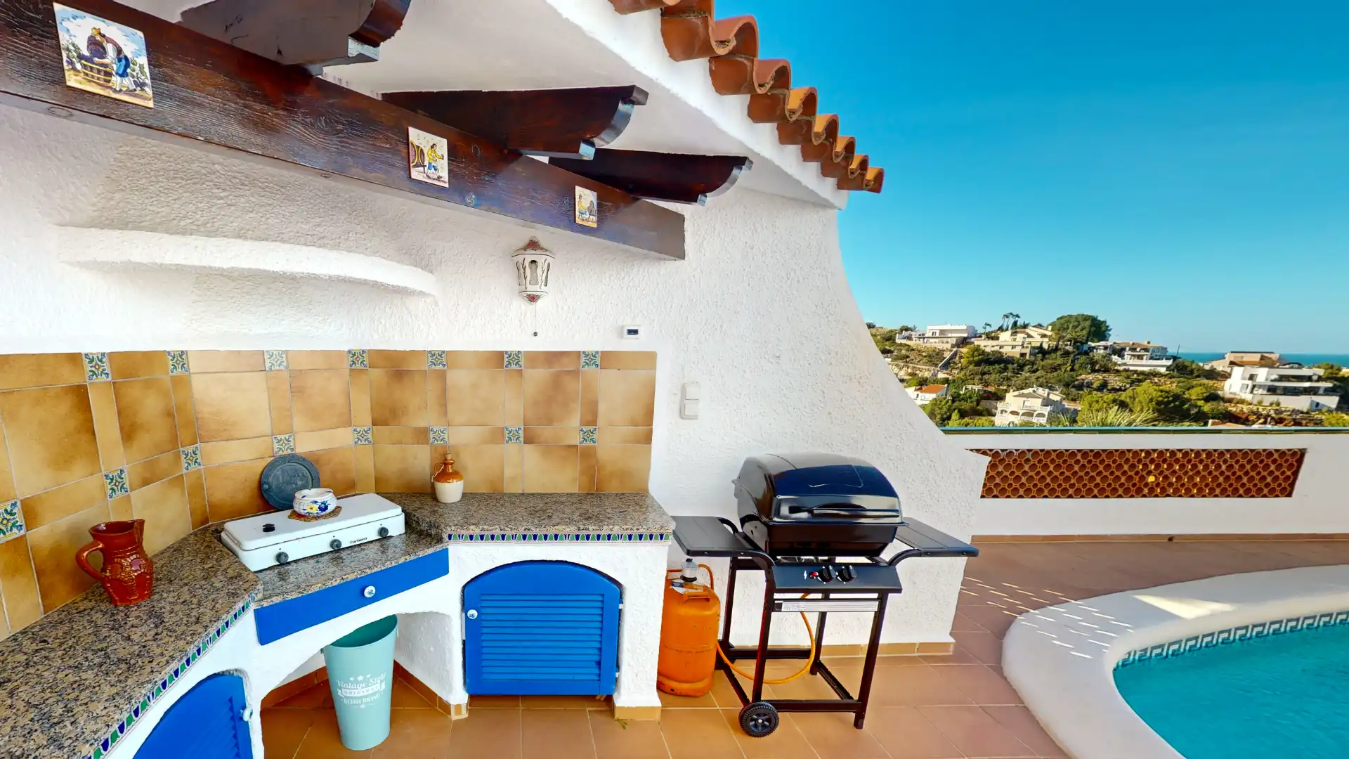 Terraza de Casa o chalet de alquiler en Dénia con Aire acondicionado, Calefacción y Terraza