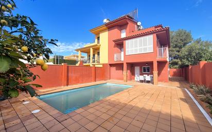 Exterior view of Single-family semi-detached for sale in L'Escala  with Air Conditioner, Heating and Terrace