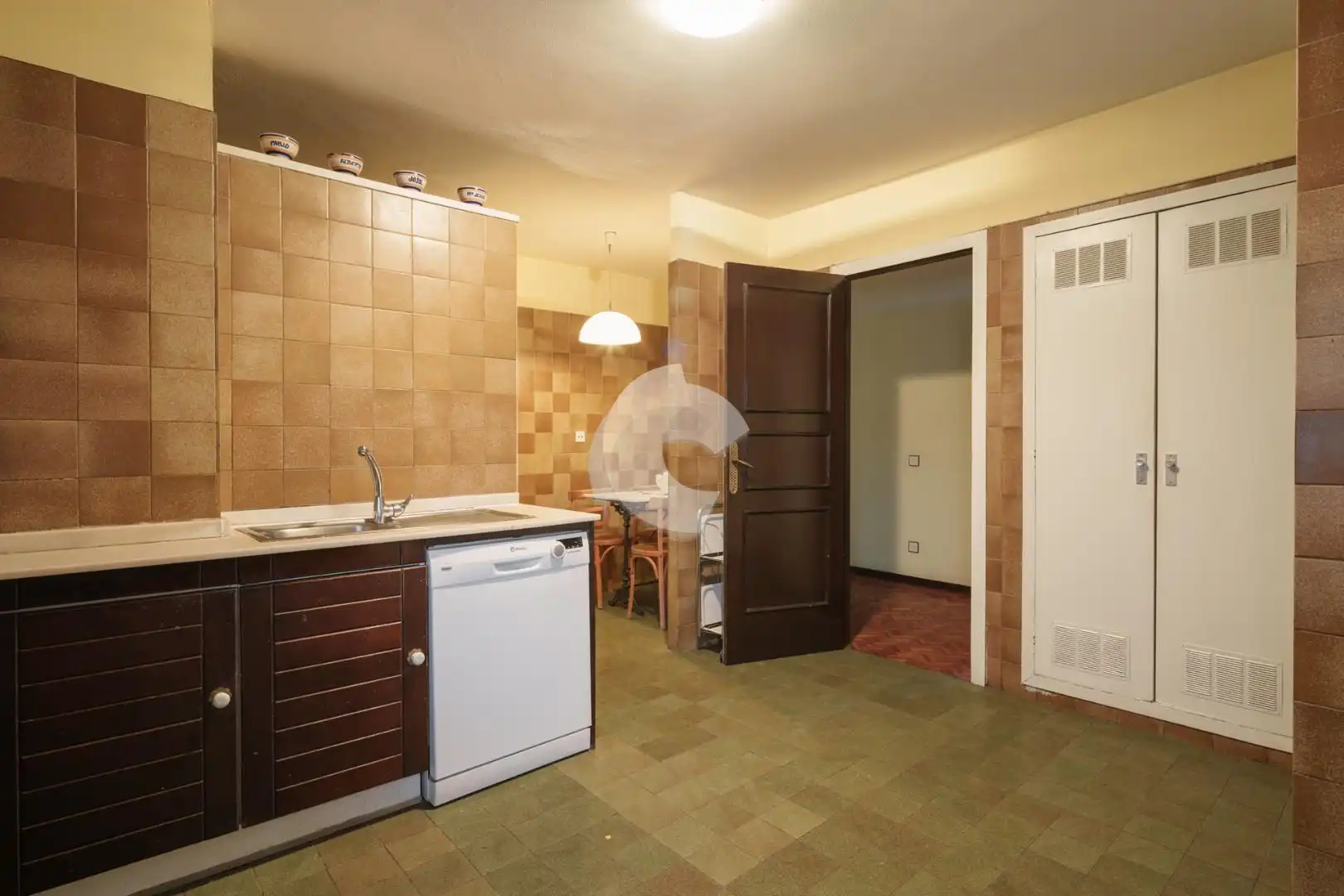 Kitchen of Flat for sale in A Coruña Capital   with Heating