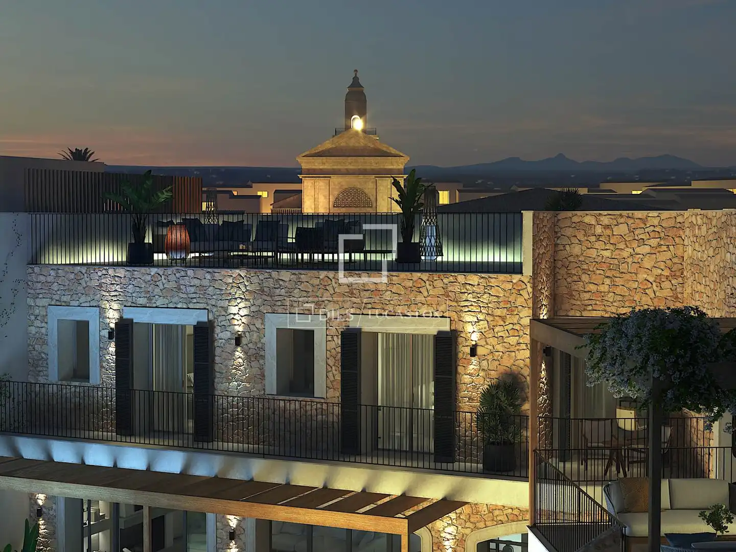 Terrassa de Casa o xalet en venda en Ses Salines amb Aire condicionat, Calefacció i Jardí privat