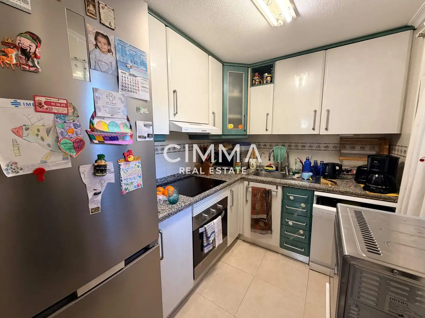 Küche von Erdgeschoss zum Verkauf in Villajoyosa / La Vila Joiosa mit Privatgarten, Terrasse und Schwimmbad