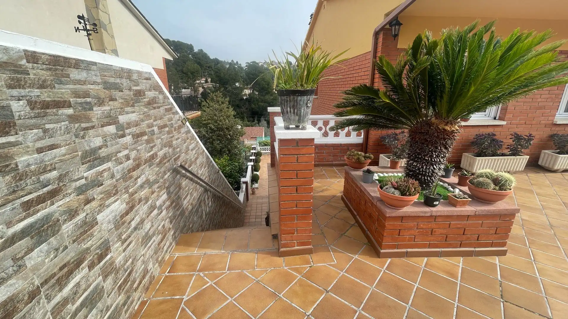 Terrassa de Casa o xalet en venda en Rubí amb Calefacció, Jardí privat i Terrassa
