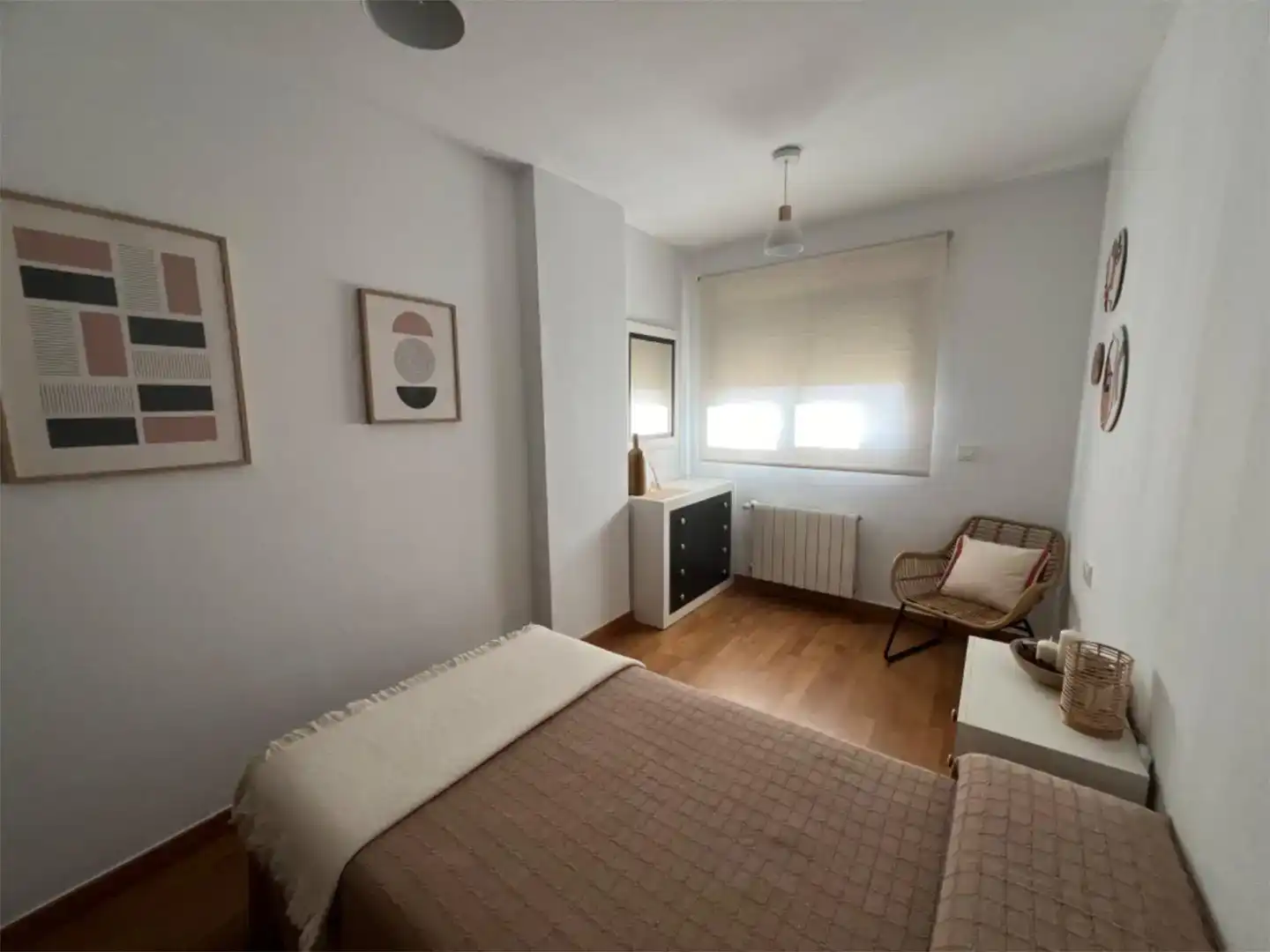 Schlafzimmer von Dachboden zum Verkauf in Murcia mit Klimaanlage, Parkett und Abstellraum