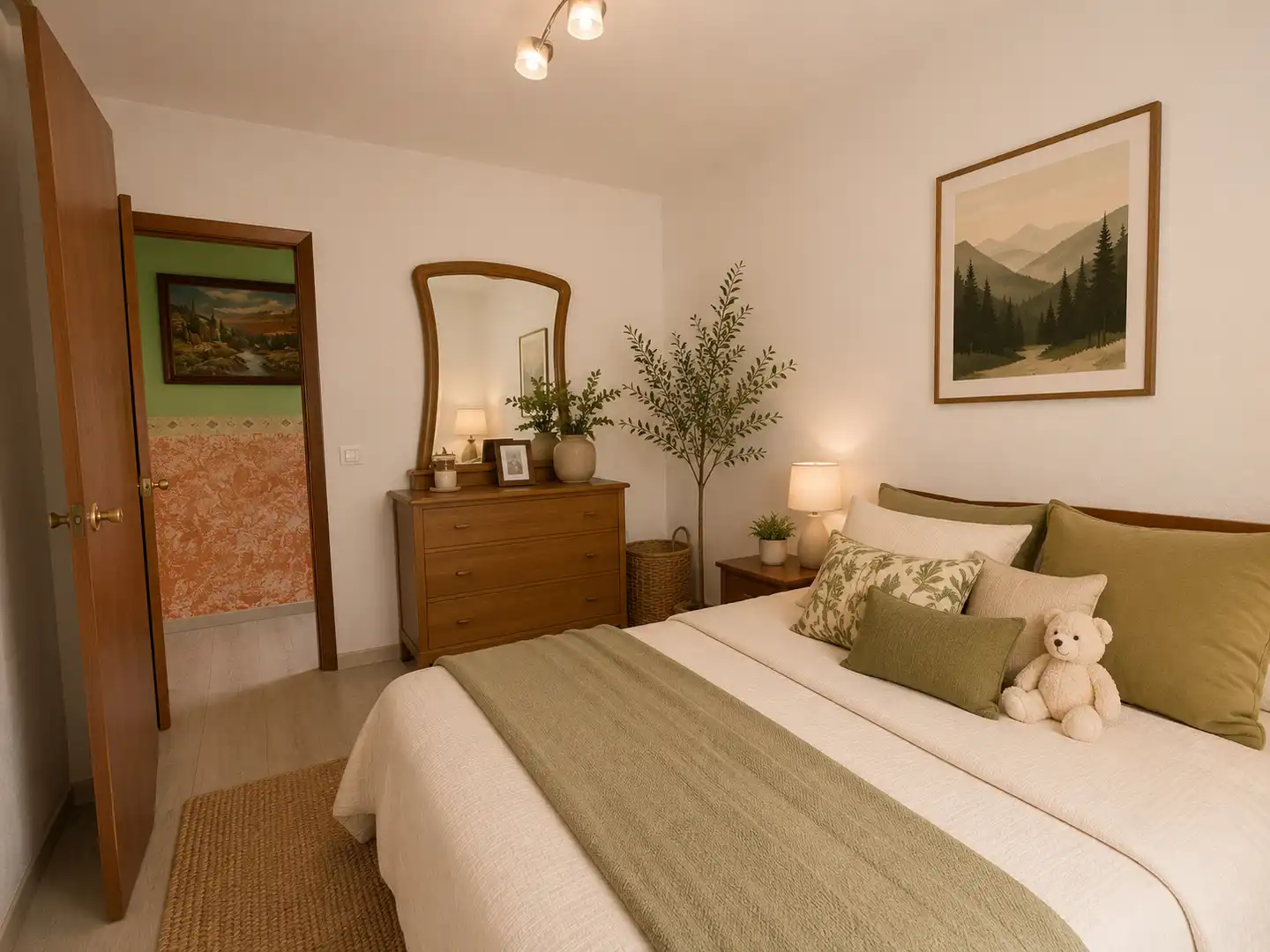 Habitación de Casa adosada en venta en Mondariz con Calefacción, Jardín privado y Amueblado