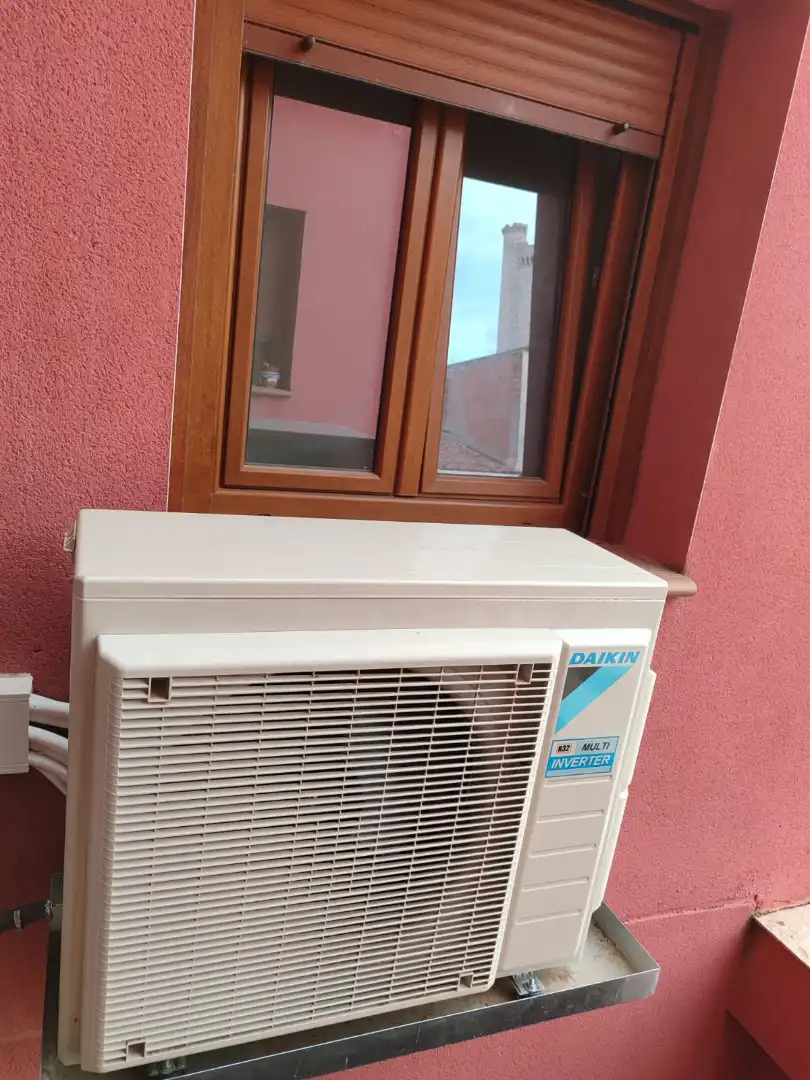 Balcony of Flat for rent in Torija  with Air Conditioner