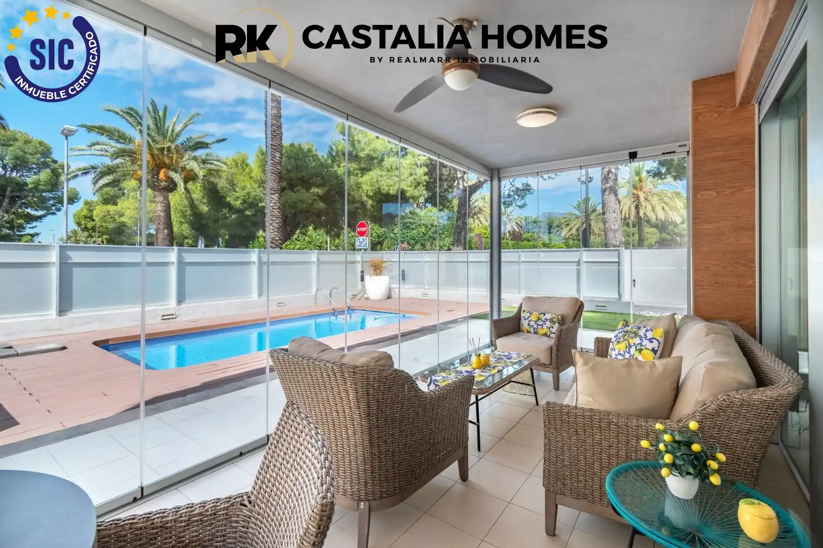Terrassa de Casa o xalet en venda en Benicasim / Benicàssim amb Aire condicionat, Calefacció i Jardí privat