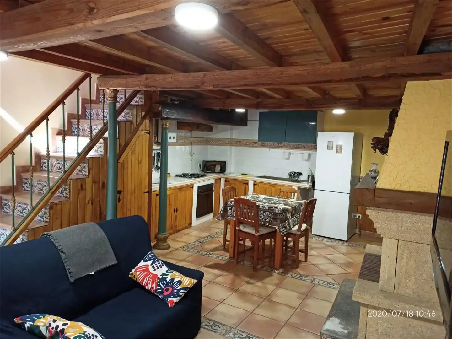 Cocina de Casa adosada en venta en Bohoyo con Trastero, Amueblado y Balcón