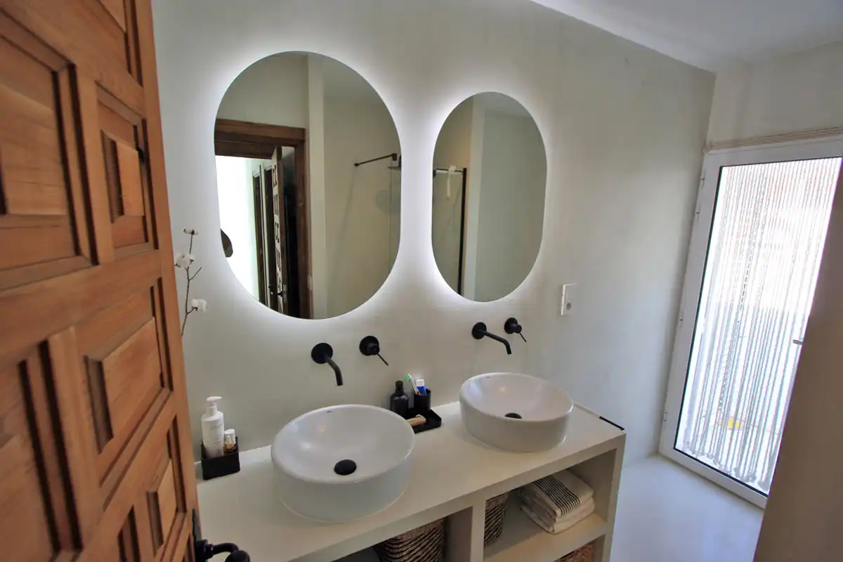 Baño de Casa adosada en venta en Dénia con Jardín privado y Alarma