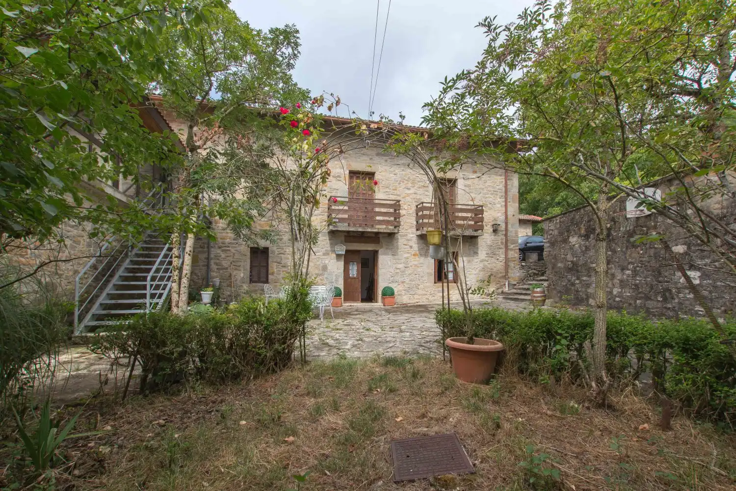 Vista exterior de Casa o chalet en venta en Atetz con Calefacción, Terraza y Amueblado