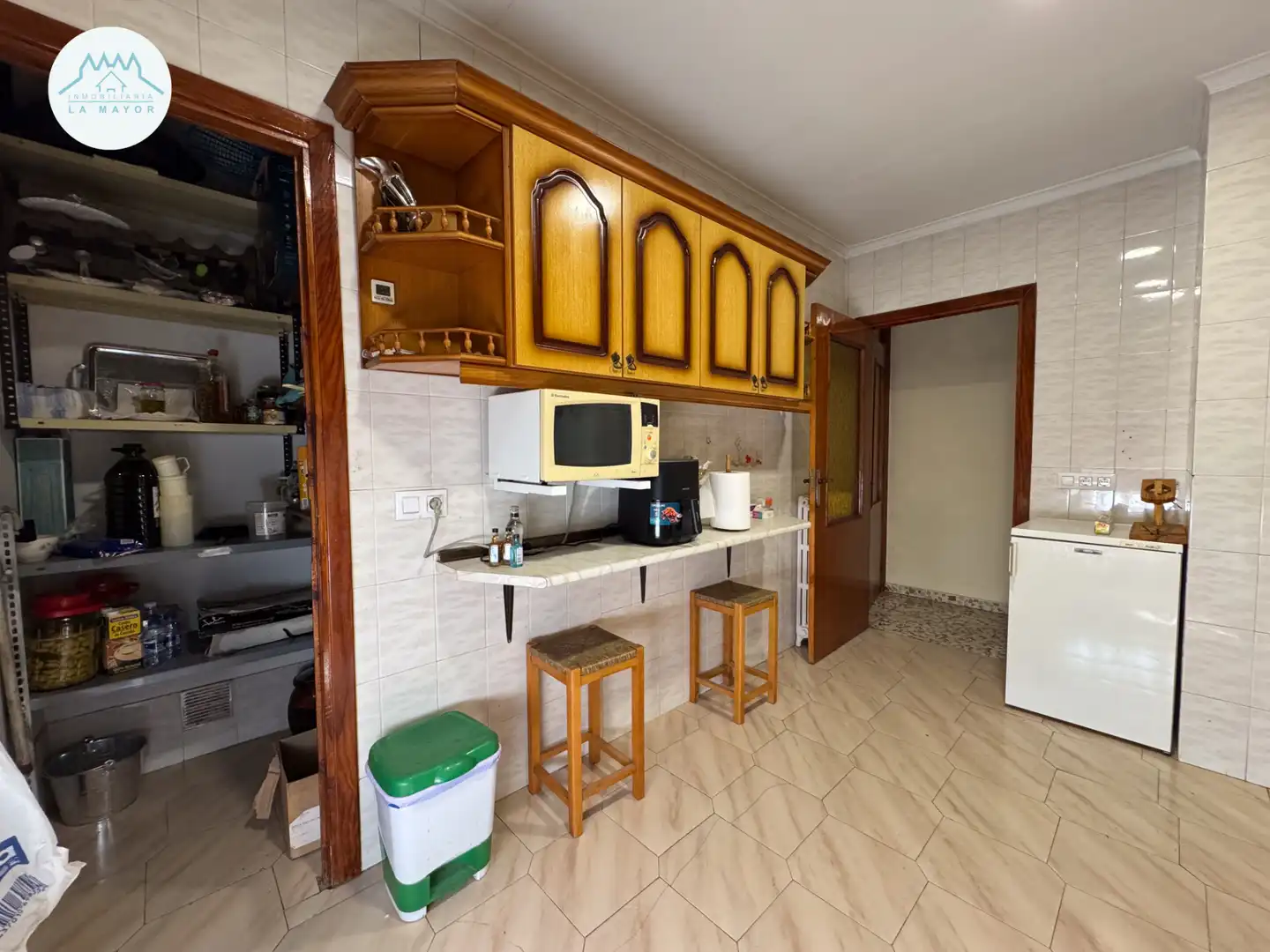 Kitchen of Houses for sale in Carrión de Calatrava  with Air Conditioner, Terrace and Furnished