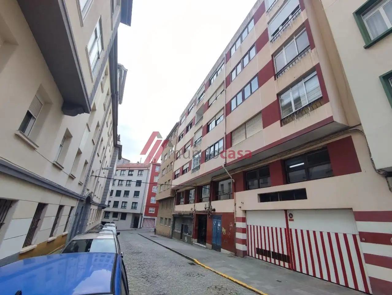 Vista exterior de Piso de alquiler en Ferrol con Calefacción, Parquet y Amueblado