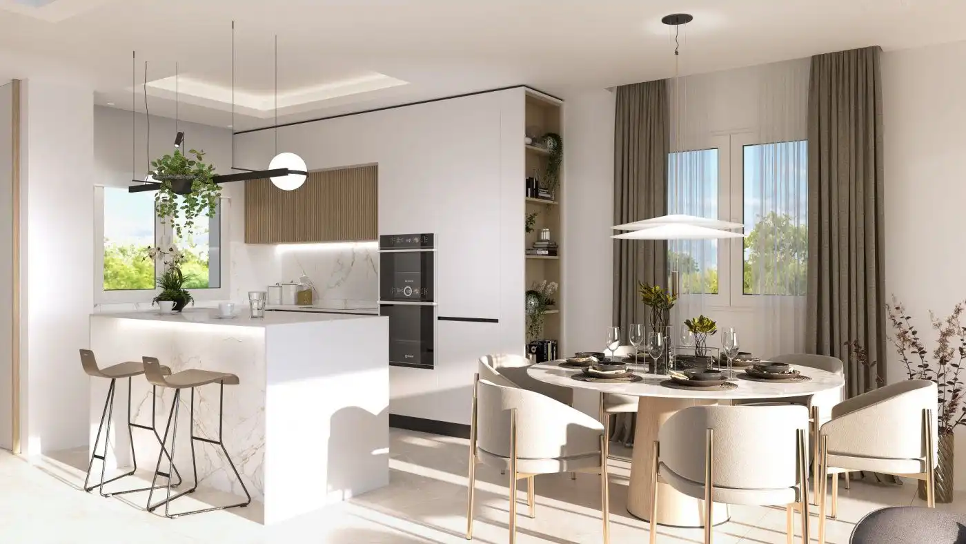 Cocina de Casa o chalet en venta en Pilar de la Horadada con Jardín privado, Terraza y Piscina