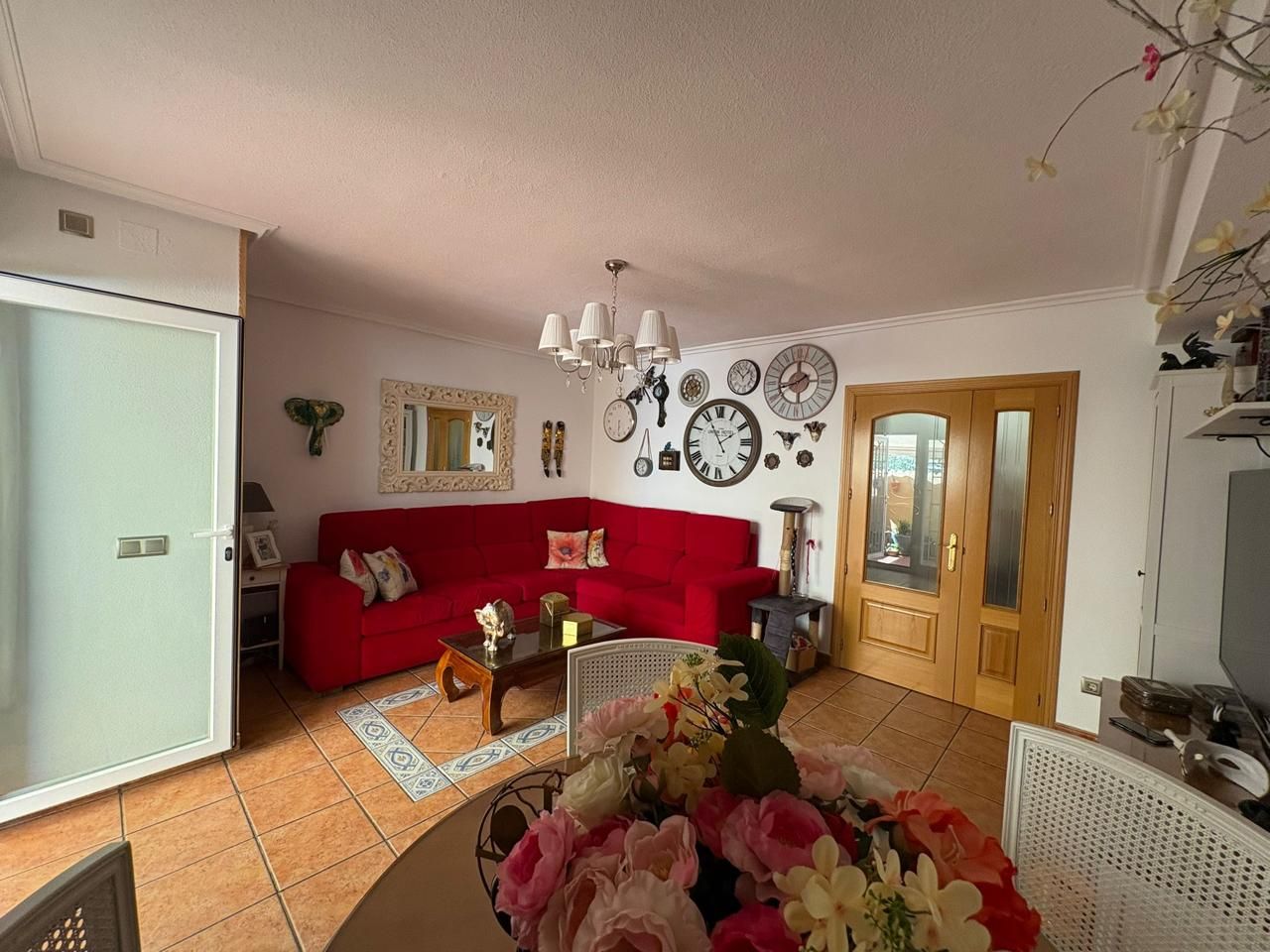 Sala d'estar de Casa o xalet en venda en Getafe amb Aire condicionat, Jardí privat i Terrassa