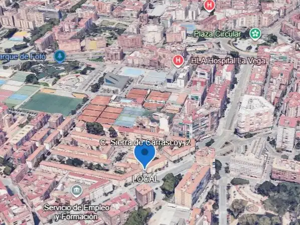 Vista exterior de Local de lloguer en Murcia amb Aire condicionat, Calefacció i Parquet