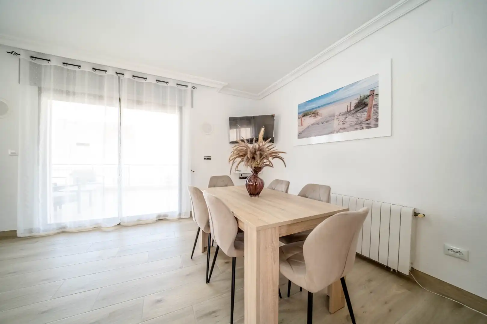Dining room of Apartments for rent in San Pedro del Pinatar  with Air Conditioner, Terrace and Furnished