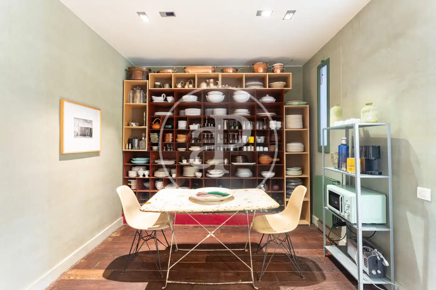 Cocina de Piso de alquiler en Barcelona con Calefacción, Amueblado y Balcón