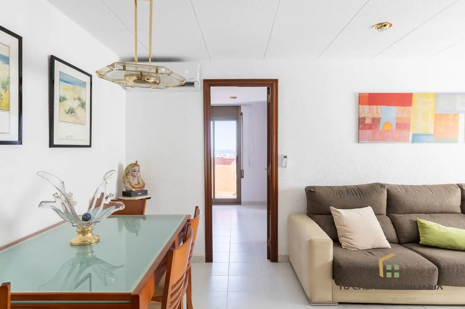 Living room of Apartments for sale in Badalona  with Air Conditioner and Heating