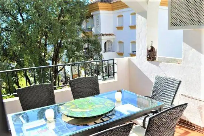 Terrassa de Apartament de lloguer en Marbella amb Aire condicionat, Terrassa i Moblat