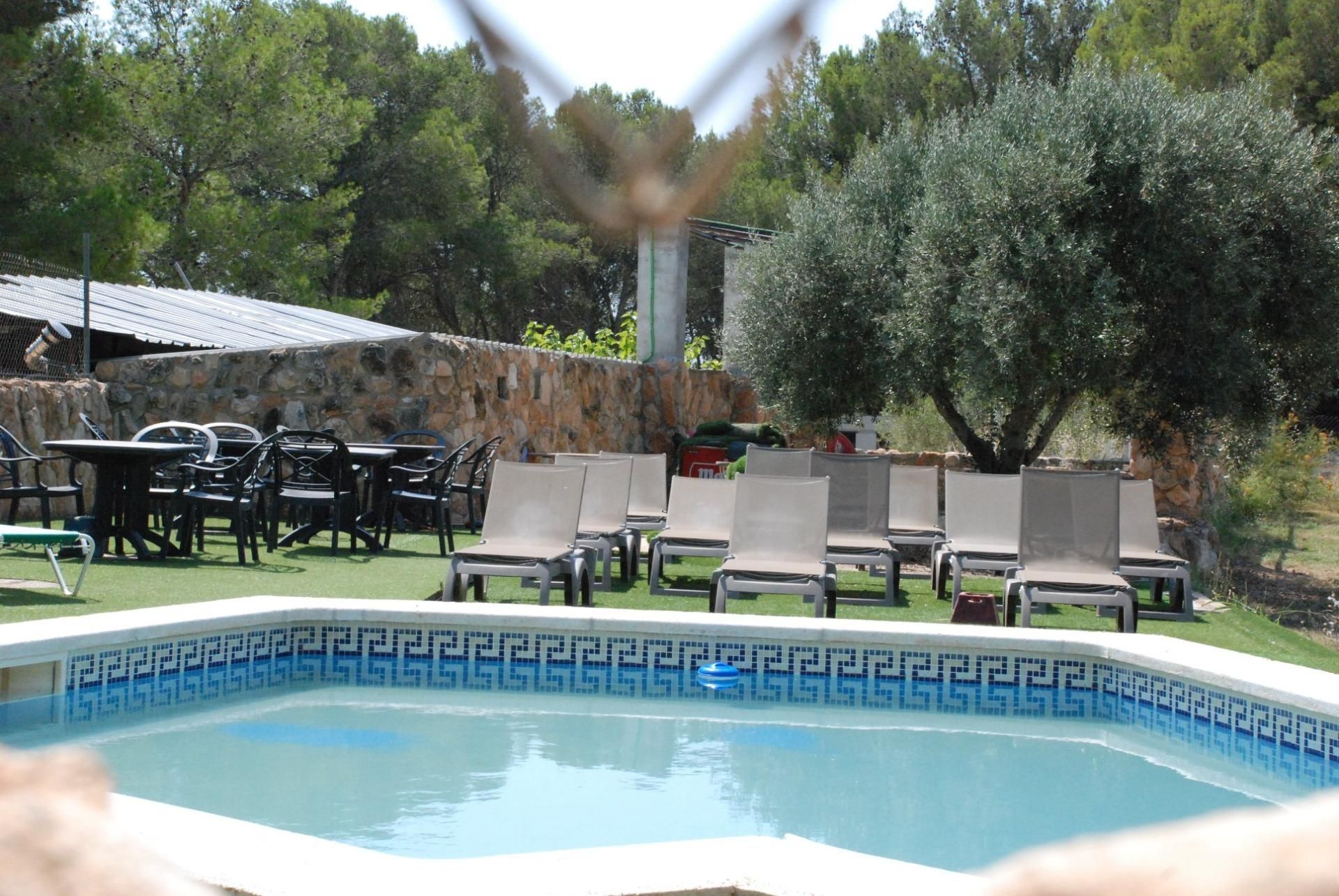Swimming pool of Country house for sale in Aiguamúrcia
