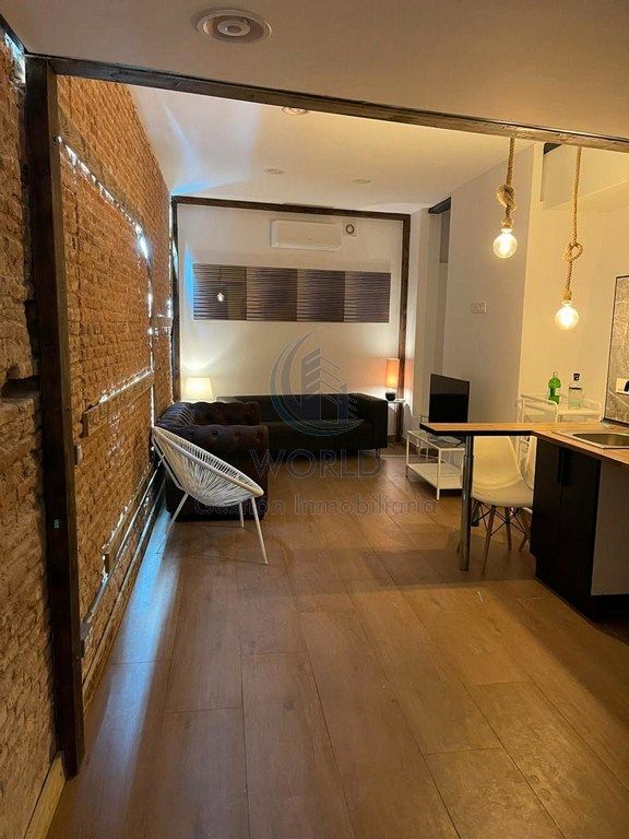 Sala de estar de Piso en venta en  Madrid Capital con Aire acondicionado, Calefacción y Amueblado