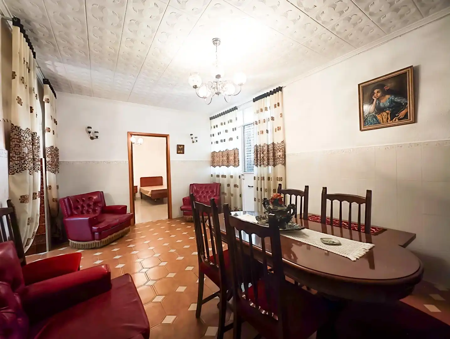 Dining room of Houses for sale in Puertollano  with Storage room, Furnished and Internet
