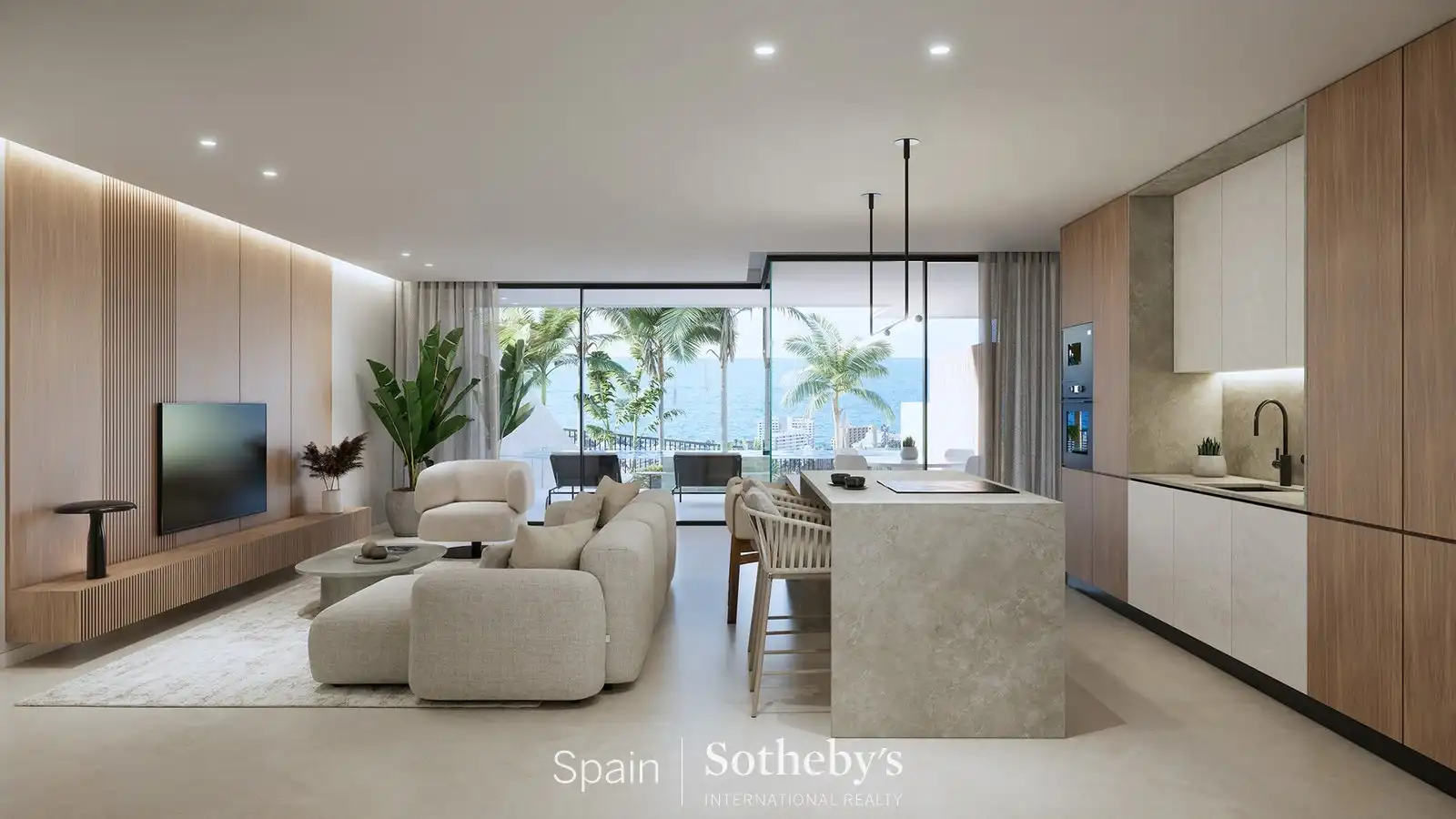 Sala de estar de Apartamento en venta en Arona con Aire acondicionado, Calefacción y Terraza