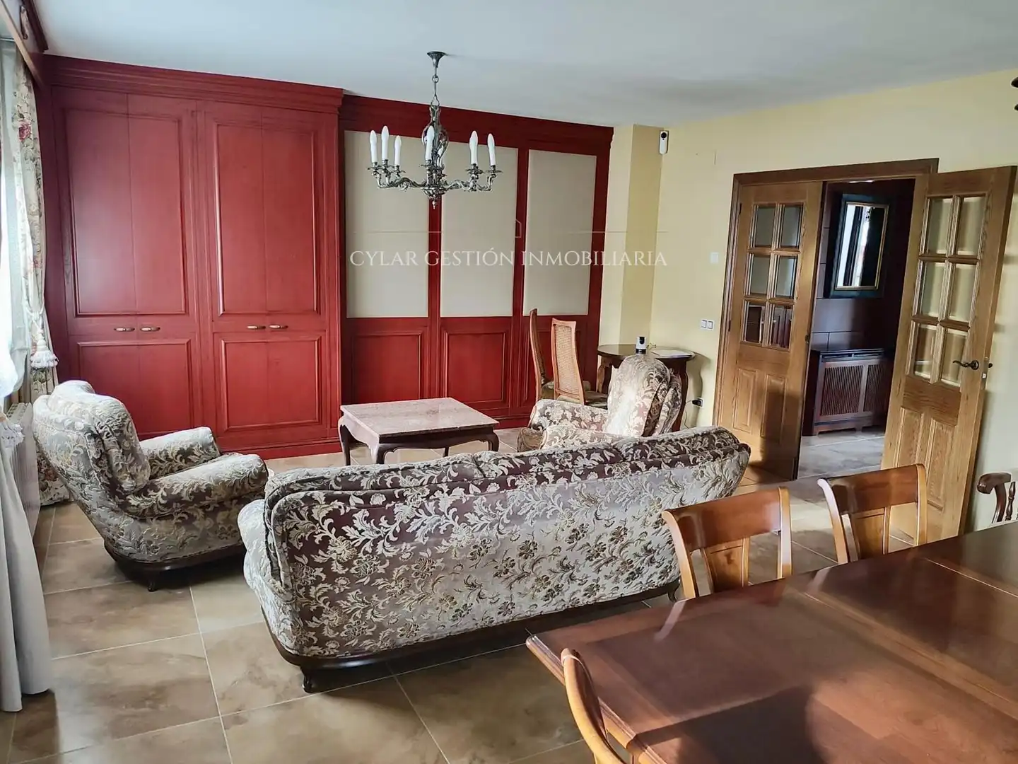 Sala de estar de Casa o chalet en venta en San Cristóbal de la Cuesta con Calefacción, Parquet y Terraza