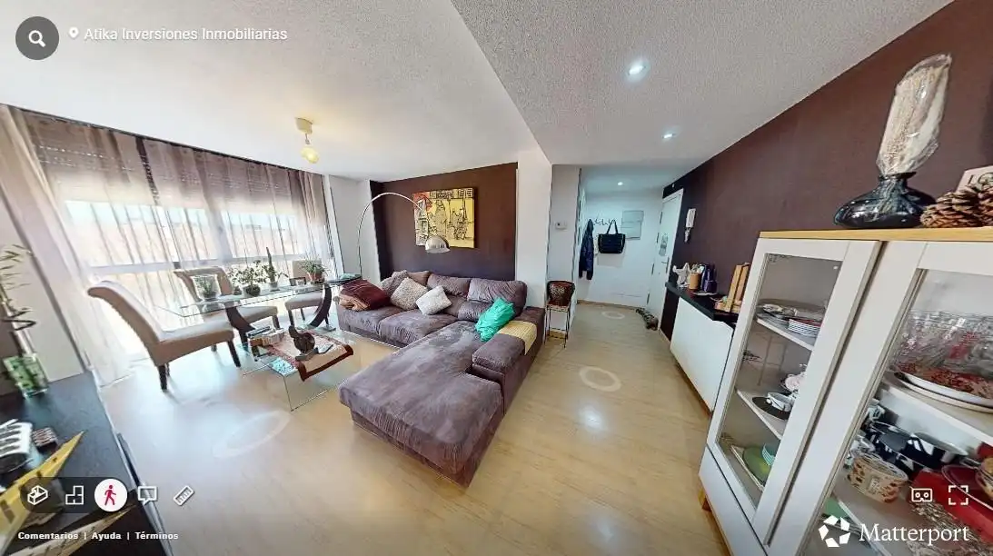 Sala de estar de Piso en venta en El Molar (Madrid) con Calefacción, Jardín privado y Trastero