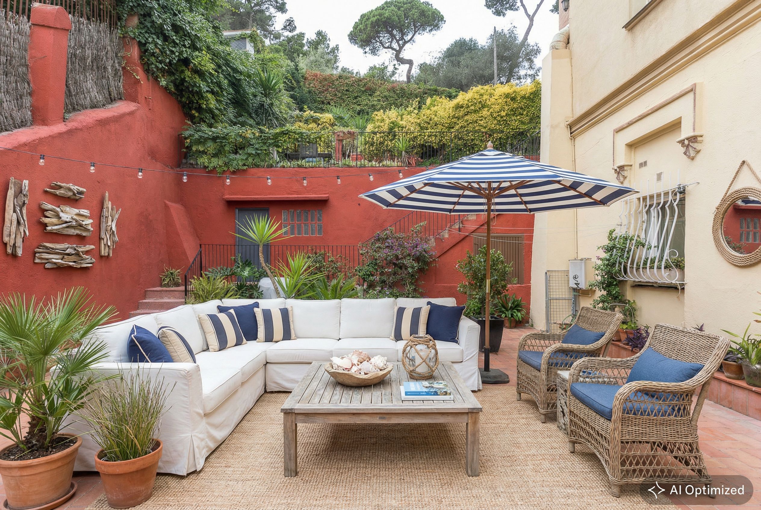 Terraza de Casa adosada en venta en  Barcelona Capital con Aire acondicionado, Calefacción y Jardín privado