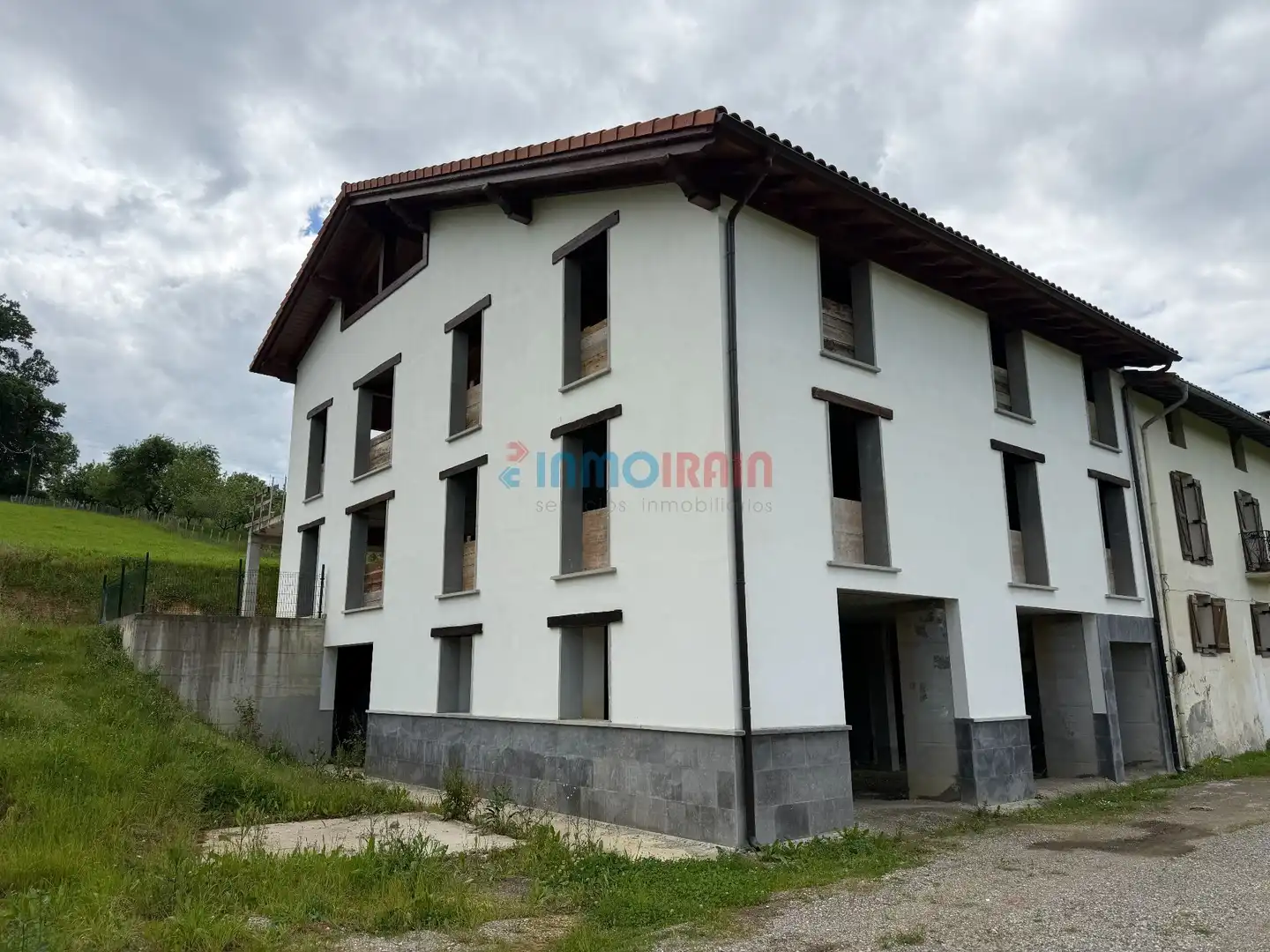 Vista exterior de Casa o chalet en venta en Zaldibia con Jardín privado