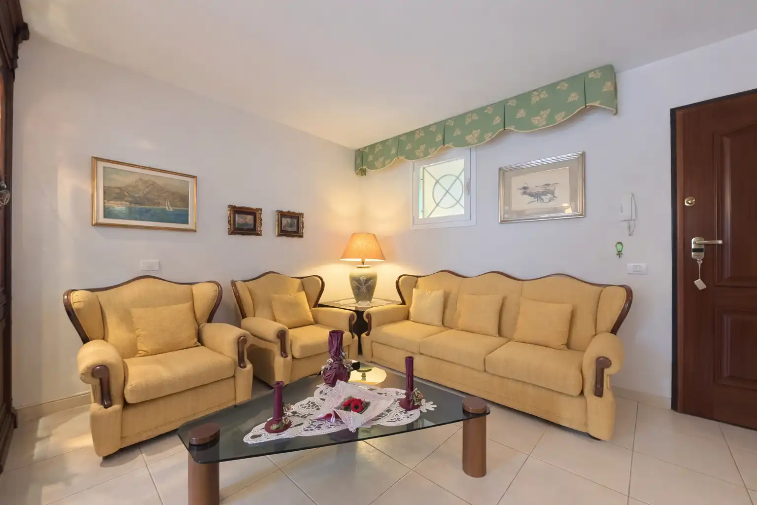 Sala de estar de Apartamento en venta en Arona con Terraza, Amueblado y Horno